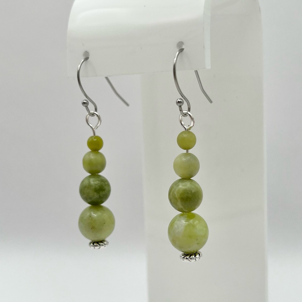 MARBLE JADE EARRINGS